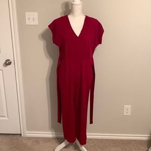 Red jumpsuit